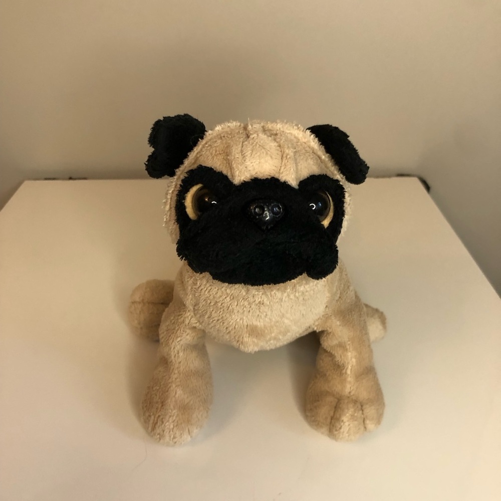 Webkinz Pug Dog Toy - Tan and Black